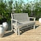 Highwood Usa 4ft Lehigh Gliding Bench Outdoor Furniture for Patio, Backyard, Garden AD-GLBENLH2-HGR - alternate 2